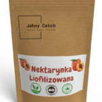 Liofilizowana nektarynka Johny Catch – zdrowa przekąska bez cukru, idealna do szkoły, lunchboxa, na trening i w podróży.