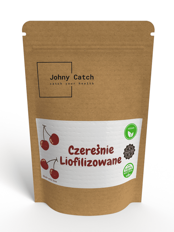 czereśnia lioiflizowana w pełni naturalna, bez konserwantów i dla wegan