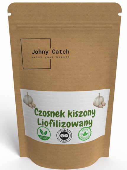 Liofilizowany kiszony czosnek Johny Catch wzmacnia odporność