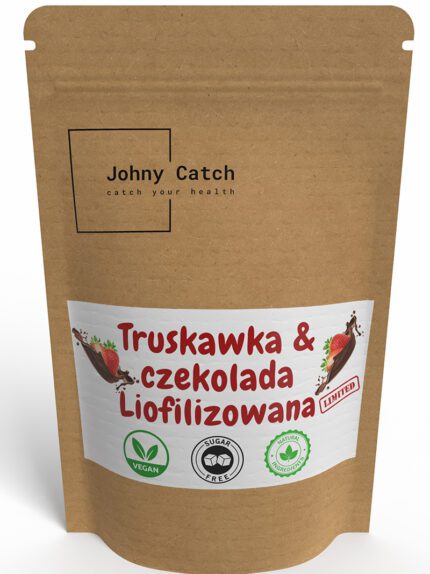 Liofilizowana truskawka w czekoladzie Johny Catch – zdrowa przekąska bez cukru i konserwantów