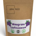 liofilizowane winogrono w opakowaniu kraftowym