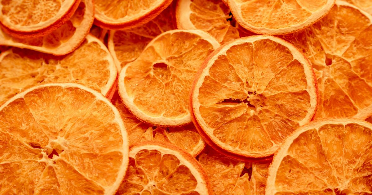 liofilizowane pomarańcze