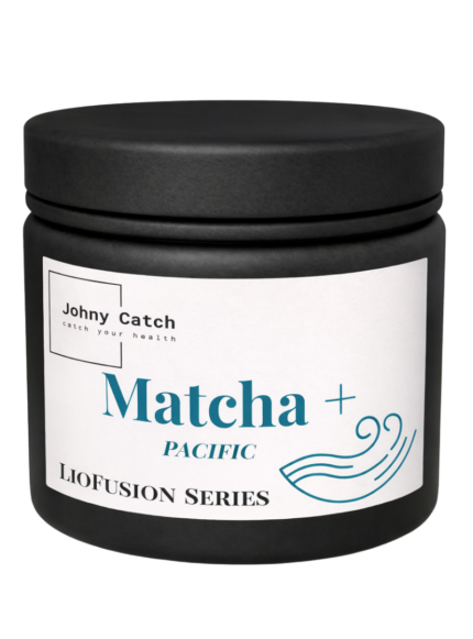 Matcha+ Pacific Johny Catch – funkcjonalna matcha z serii LioFusion w czarnym słoiku