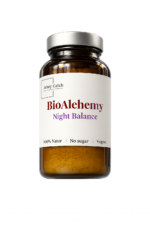 BioAlchemy Night Balance Johny Catch – naturalna mieszanka w proszku wspierająca sen, wyciszenie i regenerację organizmu, 100% natury, bez cukru, wegańska