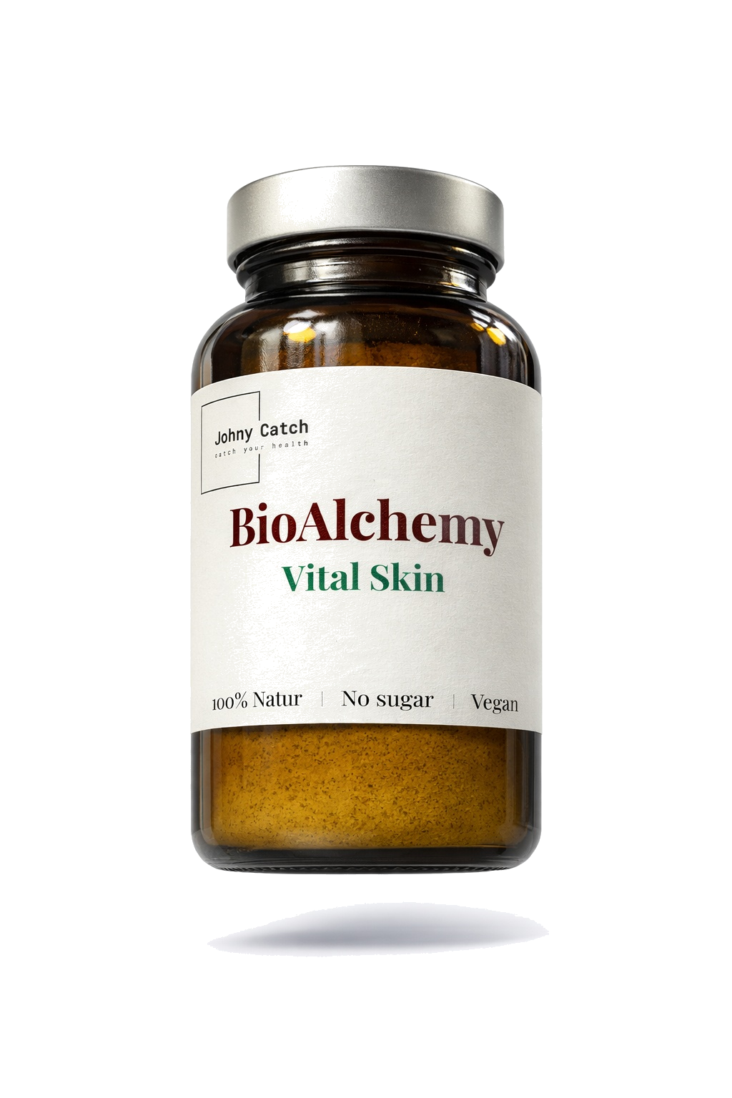 BioAlchemy_ vitalskin bez tła BioAlchemy Vital Skin – naturalny proszek wspierający skórę, bez cukru, wegański, Johny Catch