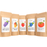 Zestaw liofilizowanych owoców Johny Catch – mango, truskawka, borówka, winogrono i kaki, zdrowa przekąska dla dzieci bez cukru